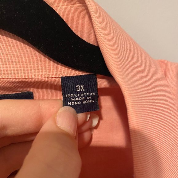 LOT OF 2 Round Tree and Yorke size 3X button down 100% Cotton - Picture 13 of 14